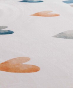 Kids rug hearts - Fluffito Love multi - close up, thumbnail