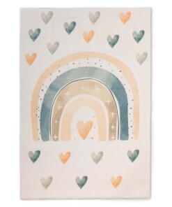 Kids rug hearts - Fluffito Love multi - overzicht