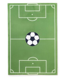 Football pitch rug - Fluffito Strike green - overzicht, thumbnail