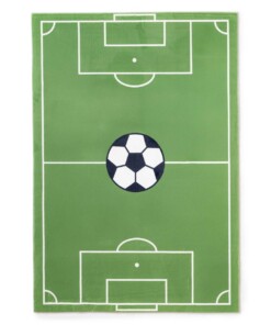 Football pitch rug - Fluffito Strike green - overzicht
