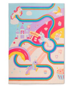 Unicorn rug kids - Snugway Rainbow multi - overzicht
