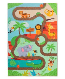 Soft childrens rug - Snugway Jungle green - overzicht, thumbnail