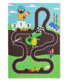Soft childrens rug - Snugway Racing multi - overzicht, thumbnail
