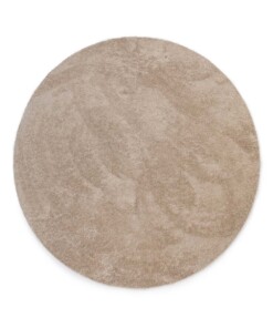 Washable round rug - Fresh beige - overzicht, thumbnail