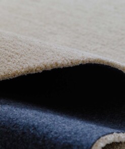 Washable round rug - Softwash cream - close up, thumbnail