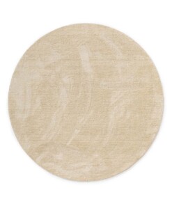 Washable round rug - Softwash cream - overzicht