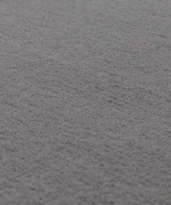Washable round rug - Softwash light grey - close up, thumbnail