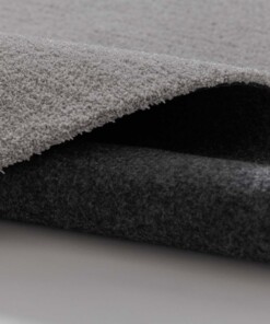 Washable round rug - Softwash light grey - close up, thumbnail