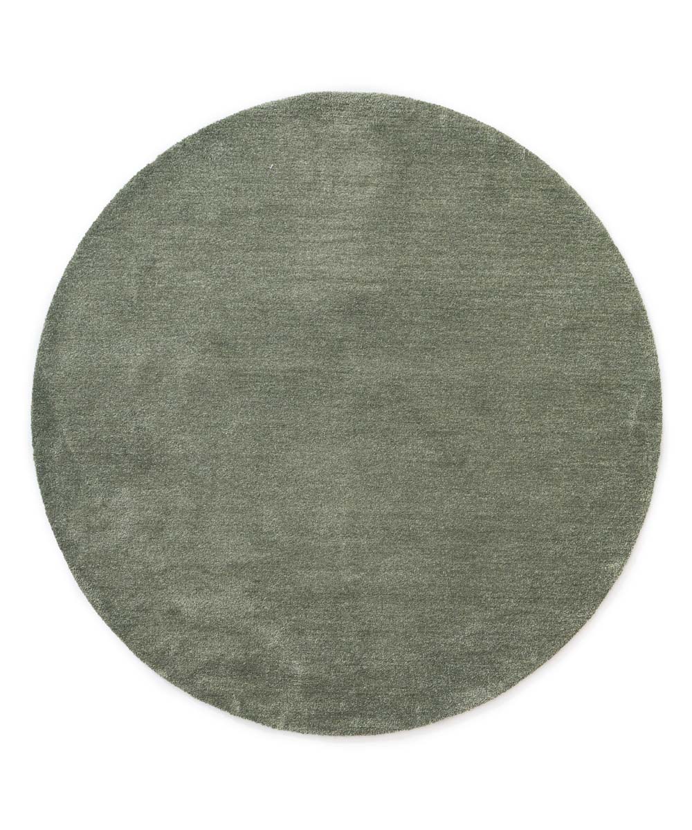 Washable round rug - Softwash sage green - overzicht Washable round rug - Softwash sage green - overzicht