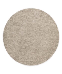 Washable round rug - Softwash sand color - overzicht, thumbnail
