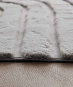 Fluffy rug - Carvy light grey
