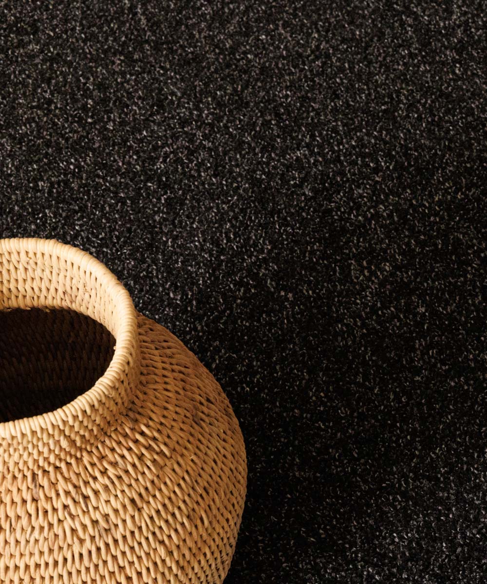 Round rug - Fine anthracite Round rug - Fine anthracite