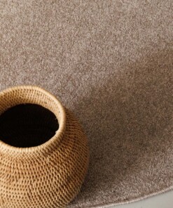 Round rug - Fine beige