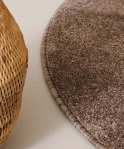 Round rug - Fine mocha