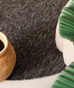 Round rug - Lush anthracite