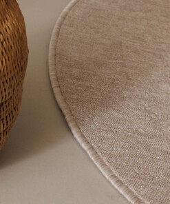 Round rug - Lush cream