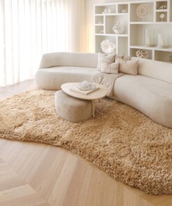Shaggy rug organic - Sveve beige - sfeer