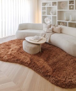 Shaggy rug organic - Sveve cognac - sfeer