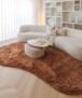 Shaggy rug organic - Sveve cognac - sfeer, thumbnail