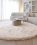 Round shaggy rug​ - Sveve ivory - sfeer, thumbnail