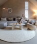 Round wool rug - Tvist ivory - sfeer, thumbnail