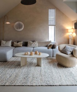 Wool rug - Bergull ivory/grey - sfeer