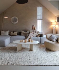 Wool rug - Bergull ivory/black - sfeer