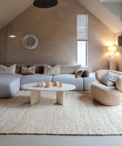 Wool rug - Heimur beige/natural - sfeer
