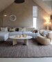 Wool rug - Heimur brown/natural - sfeer, thumbnail