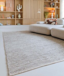 Wool rug - Huldra beige - sfeer