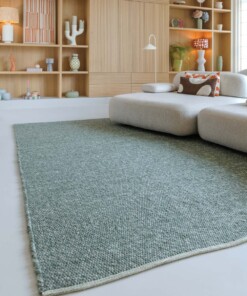 Wool rug - Silvull green - sfeer