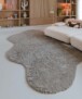 Organic shaped rug - Tjørne Swell taupe - sfeer, thumbnail