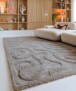 Designer rug​ - Tjørne Bris taupe - sfeer, thumbnail