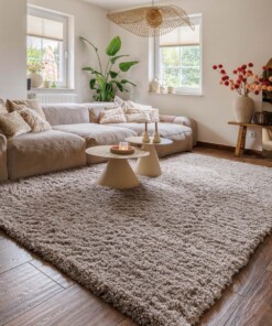 Thick rug - Cozy Shaggy beige - sfeer