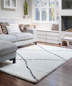 Berber rug - Artisan Atla white/black - sfeer