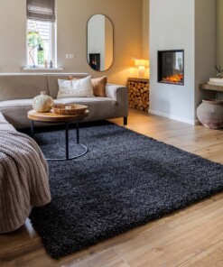 Thick rug - Shaggy Grand anthracite - sfeer, thumbnail
