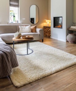 Thick rug - Shaggy Grand cream - sfeer, thumbnail