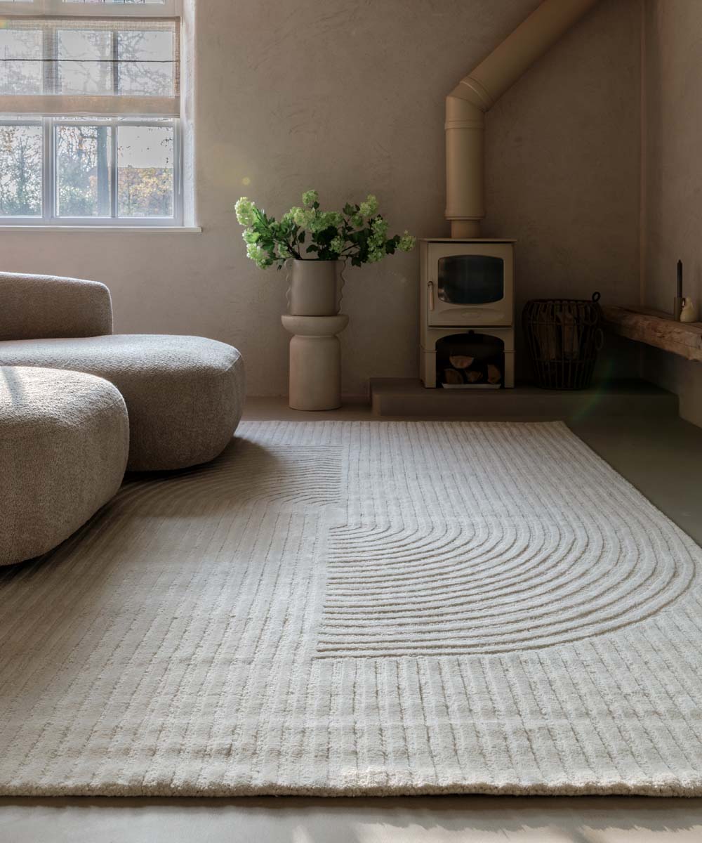 Japandi rug - Balans ivory - sfeer Japandi rug - Balans ivory - sfeer