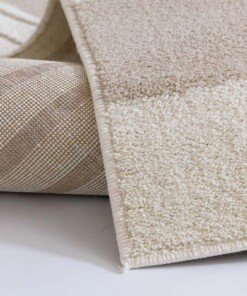 Japandi rug - Ridge Lin cream/beige - close up, thumbnail
