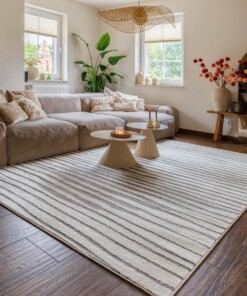 Japandi rug - Ridge Lin cream - sfeer