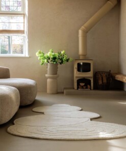 Design rug organic - Balans Stone ivory - sfeer