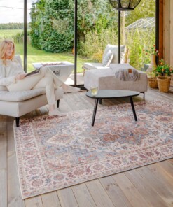 Outdoor rug vintage - Valenca Brio beige/light blue - sfeer