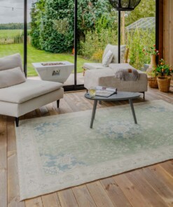 Outdoor rug vintage - Valenca Luna sage green - sfeer