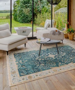 Outdoor rug vintage - Valenca Sera green - sfeer