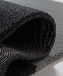 Wool rug - Dune green - close up, thumbnail