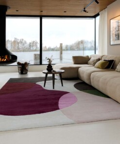 Wool rug - Dune purple - sfeer, thumbnail