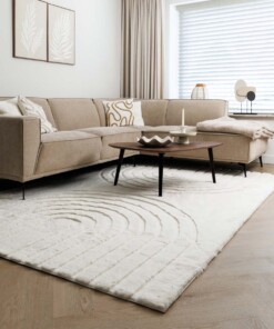 Fluffy rug - Carvy cream - sfeer, thumbnail
