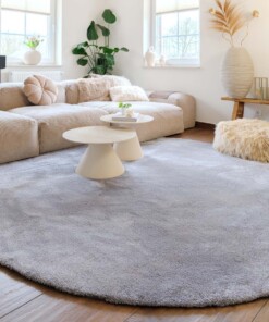 Washable round rug - Clean Prestige grey - sfeer