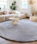 Washable round rug - Clean Prestige grey - sfeer, thumbnail