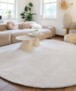 Washable round rug - Clean Prestige cream - sfeer, thumbnail